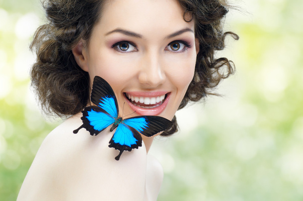 Butterfly woman - Photo, Image