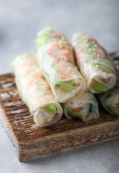 spring rolls with vegetables - Φωτογραφία, εικόνα