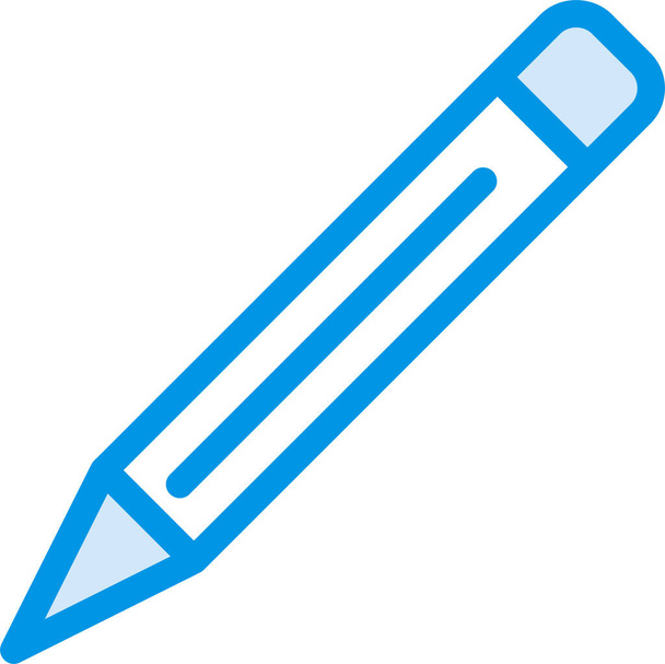 edit pen pencil icon in outline style - Vector, Image
