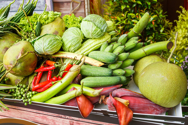 Thaise groenten en fruit - Foto, afbeelding
