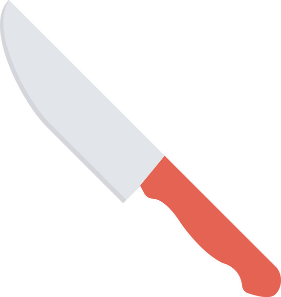 cutter knife tool icon in flat style - Вектор, зображення