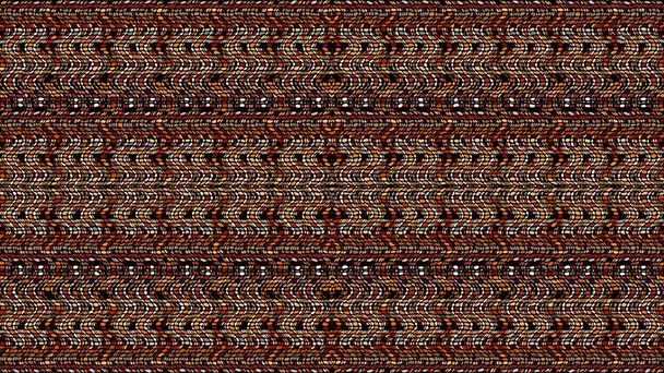 Abstract digital fractal pattern. Seamless tribal ornament. Horizontal background with aspect ratio 16 : 9 - Photo, Image