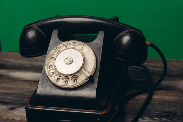 retro telephone nostalgia communication antique close-up technology - Foto, immagini