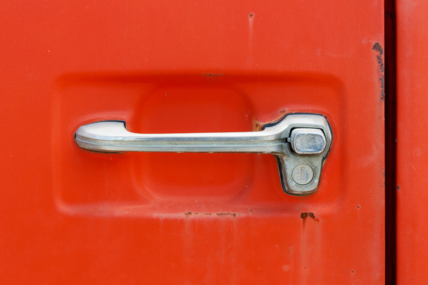 Old car door handle - Фото, изображение