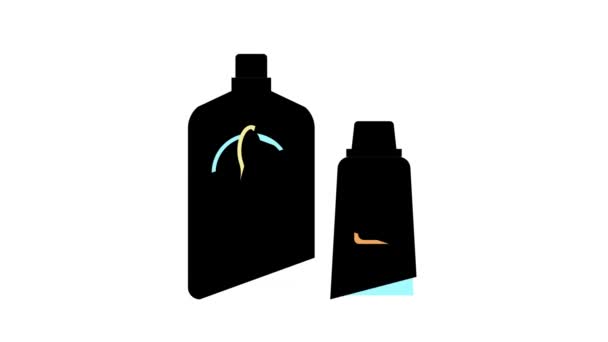 balm shoe care color icon animation - Кадры, видео