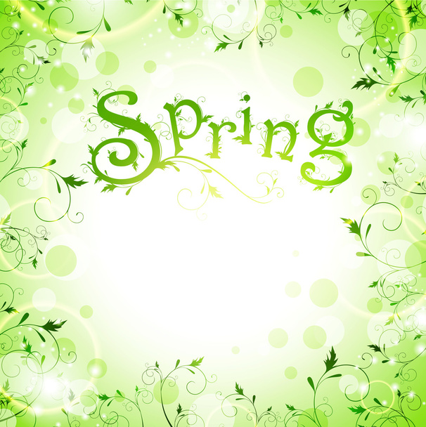 Spring frame - Vector, Image