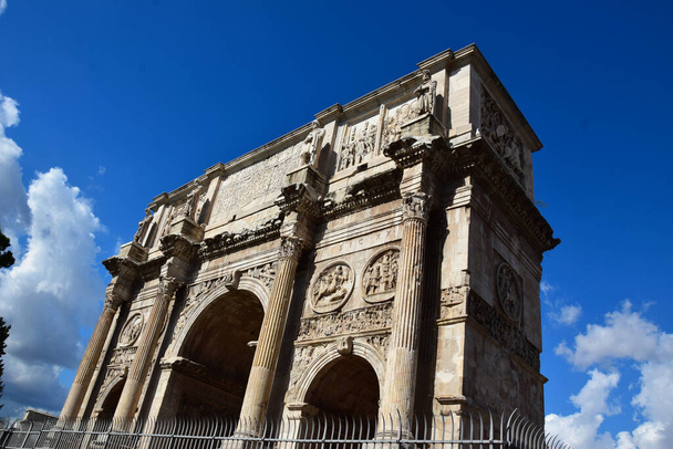 Arch of Constantine in the Historic Centre of Rome, Italy - Valokuva, kuva