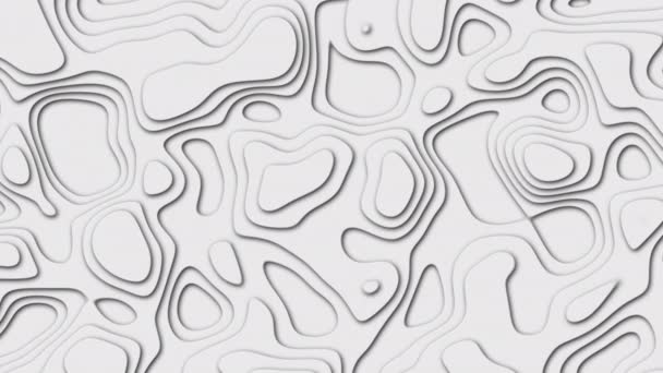 Grauer Hintergrund zum Thema Geodäsie oder Topographie. Abstrakter topografischer Hintergrund - Filmmaterial, Video