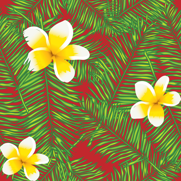 Живці квітів безшовні візерунком
 - Вектор, зображення