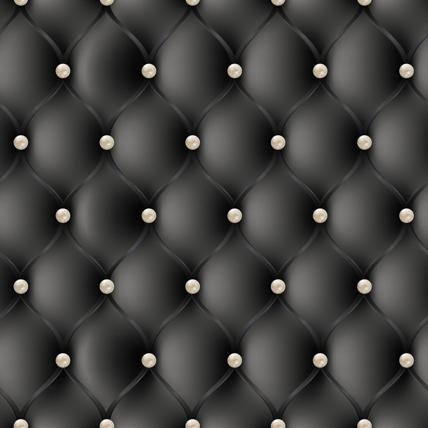 Seamless pattern upholstery, with pearls. - Vector, Image