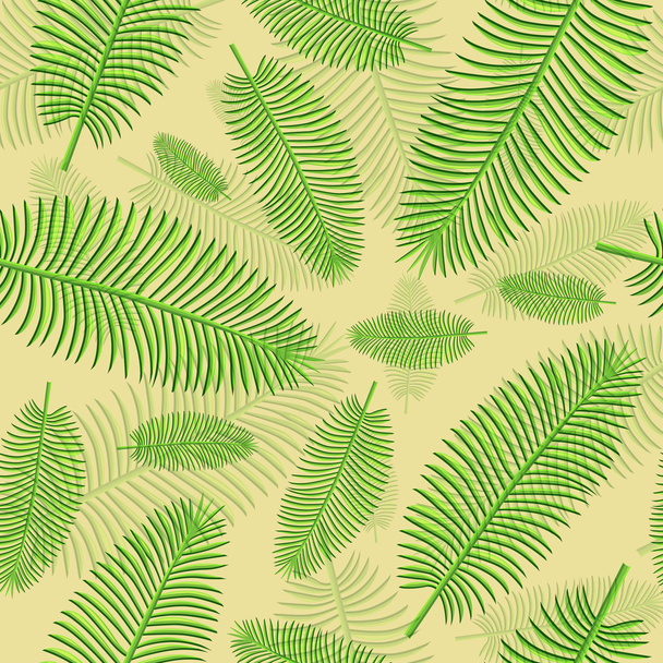 hojas de palma fondo sin costuras
 - Vector, imagen
