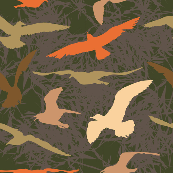 Летающие чайки
 - Вектор,изображение