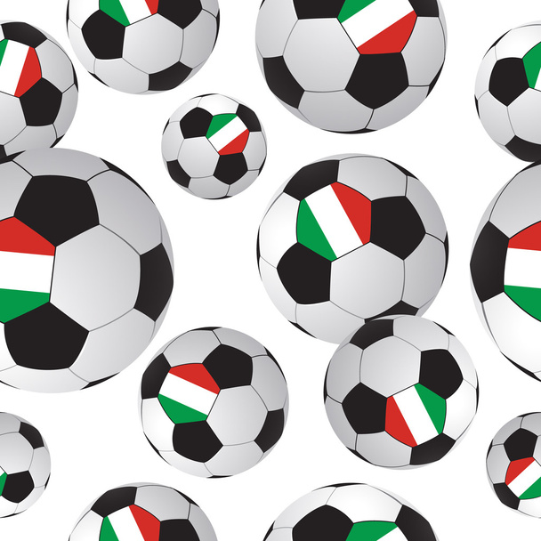 Texture soccer ball. Sports pattern. - Vector, Image