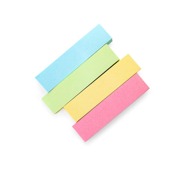 Colorful sticky notes on white background - Photo, Image