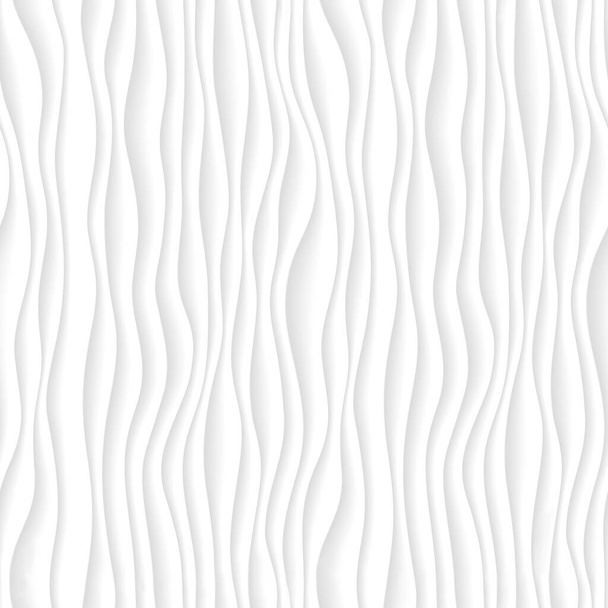 Волнистая черепица, белая бесшовная текстура. Абстрактный волновой рисунок, геометрическая поверхность природы. Репчатый фон для дизайна интерьера стены 3d. Иллюстрация - Фото, изображение