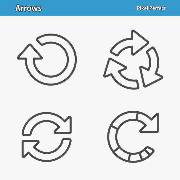 icono de flechas, ilustración vectorial - Vector, Imagen
