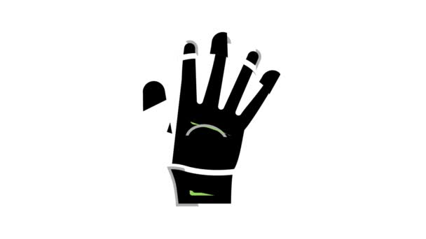 rukavice pro animaci ikon zahradničení - Záběry, video
