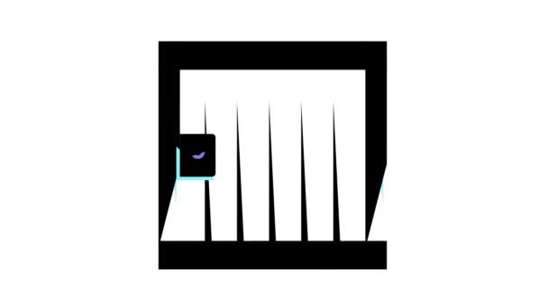 vankila laki sanakirja väri kuvake animaatio - Materiaali, video