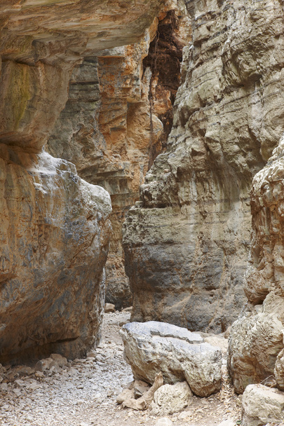 Caminho em Imbros Gorge. Creta. Grécia
 - Foto, Imagem