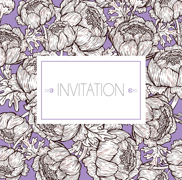 Elegant invitation design - Vecteur, image