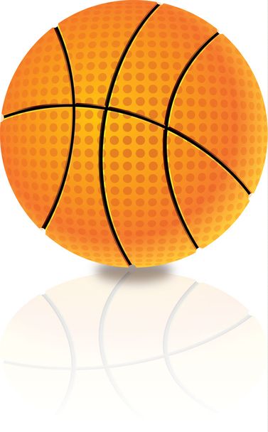 μπάλα μπάσκετ - Διάνυσμα, εικόνα