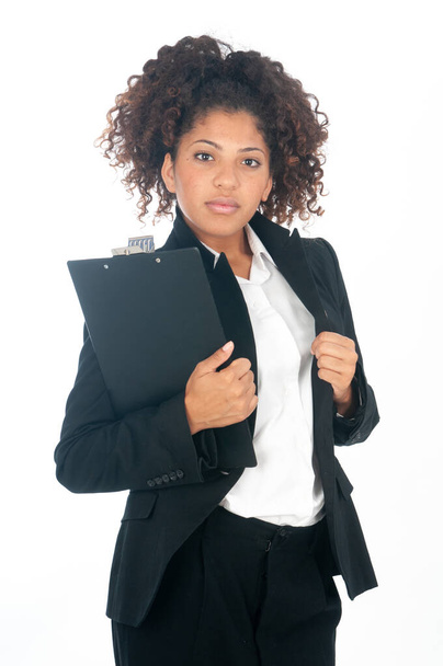 African American business woman in her jacket suit - Zdjęcie, obraz
