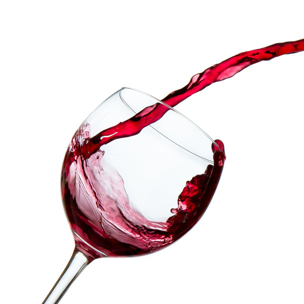 Pouring red wine - Photo, Image