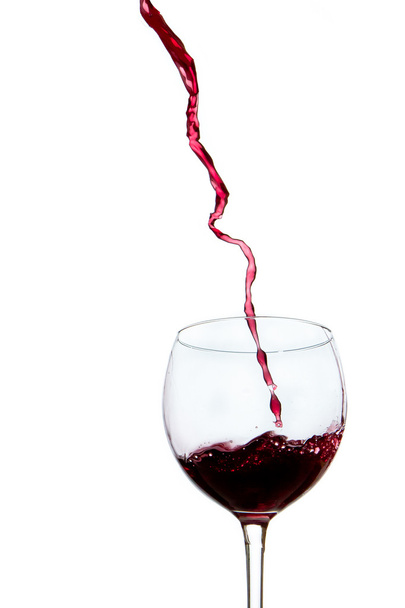 Pouring red wine - Fotoğraf, Görsel