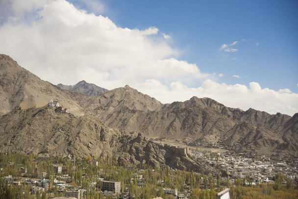 view of the city of Leh in ladakh - Photo, Image