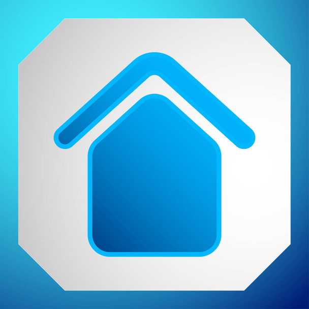 House, aparment, cabin icon, symbol and logo - Vektori, kuva