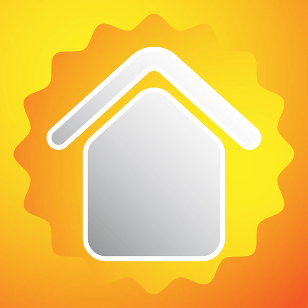 House, aparment, cabin icon, symbol and logo - Vektori, kuva