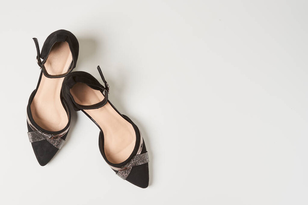 Pair of elegant women high heel shoes - Φωτογραφία, εικόνα