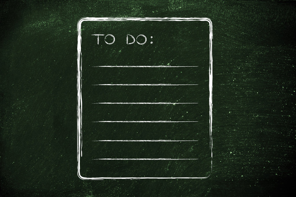 To do list memo pad, add your text - Foto, afbeelding