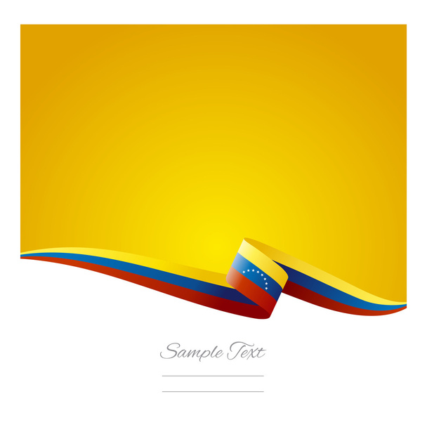 抽象的な背景のベネズエラの旗 - ベクター画像
