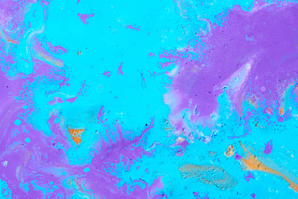 Fotografie abstrakter Marmortextur aus schwebenden Farben - Foto, Bild