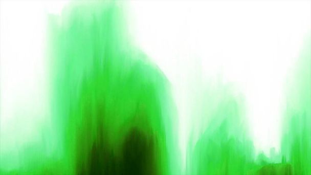 Luces boreales abstractas brillando en el cielo, lazo sin costuras. Diseño. Visualización verde y blanca de la aurora boreal. - Foto, Imagen
