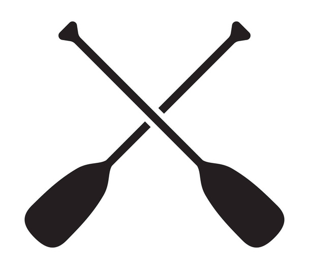 Vector illustration of the paddles - Vector, Image