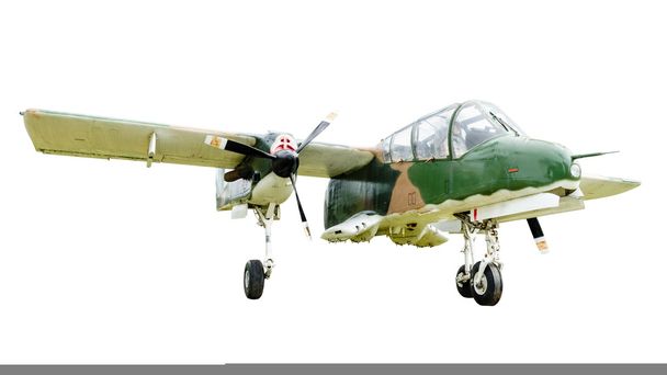 Vieux avions de combat sur fond blanc
 - Photo, image