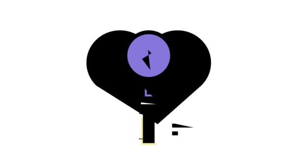 investigación de la animación icono de color infidelidad - Metraje, vídeo