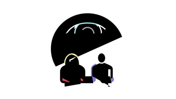 animace ikon manželského dohledu - Záběry, video