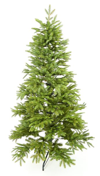 Artificial fir tree isolated on white - Foto, afbeelding