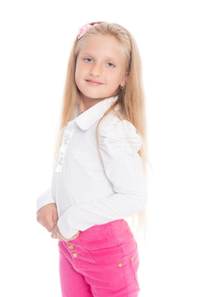 Beautiful smiling little girl  - Valokuva, kuva