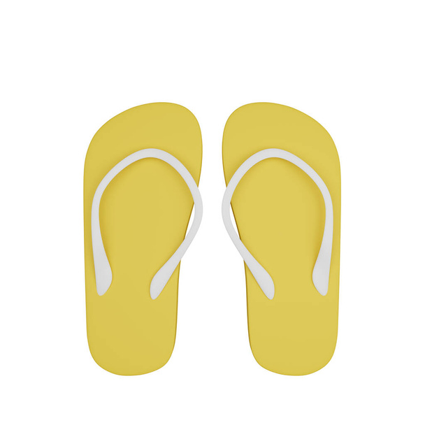 3D-рендеринг пляжных сандалий - Фото, изображение