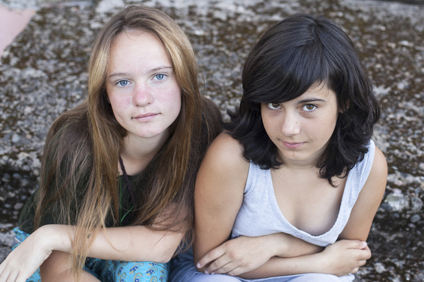 Belles filles adolescentes
 - Photo, image