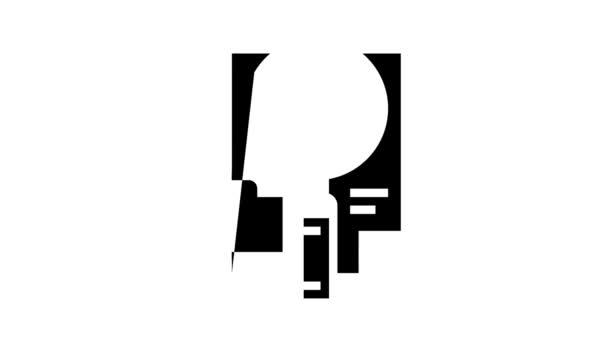 cv potvrzující animace ikon glyfu - Záběry, video