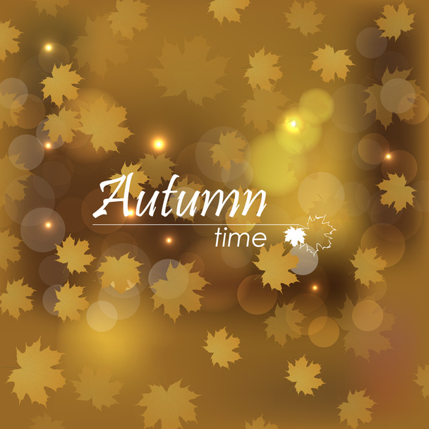 Autumn background - Vector, imagen