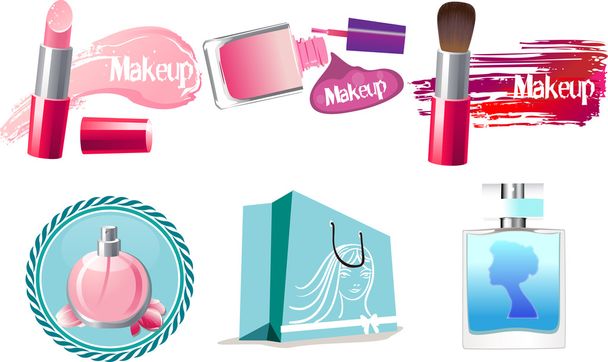 Make-up icons - Vector, Image