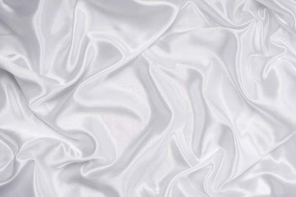 Abstract White Background Silk Fabric - 写真・画像