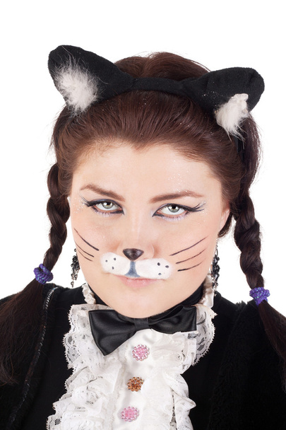 Actress in the costume of cat - Foto, immagini