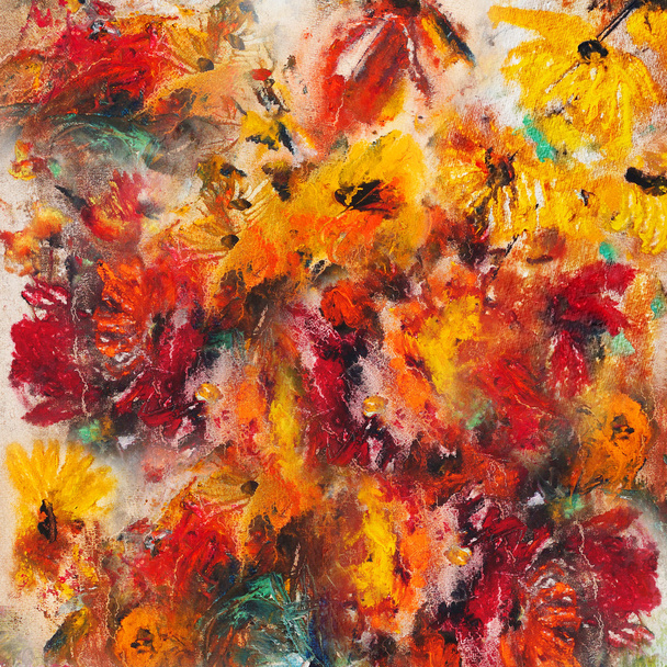 Flores, fondo abstracto
 - Foto, imagen